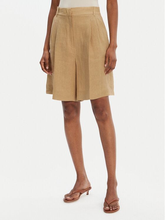 Marella Бермуди Rosta 2515141032 Бежов Relaxed Fit за Жени цена