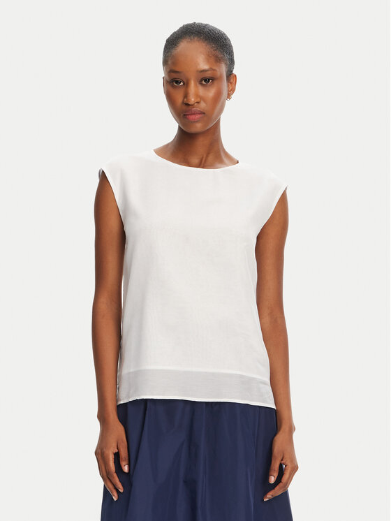 Marella Блуза Zinco 2515111072 Бял Regular Fit за Жени цена