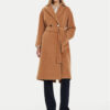 Marella Вълнено палто Dede 2423016082 Кафяв Regular Fit за Жени цена