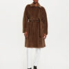 Marella Вълнено палто Ippy 2423016061 Кафяв Regular Fit за Жени цена
