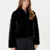 Marella Кожено палто Carpazi 2525456011 Черен Regular Fit за Жени цена