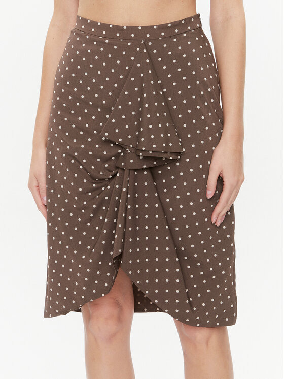 Marella Мини пола Lauro 2331060336200 Кафяв Regular Fit за Жени цена