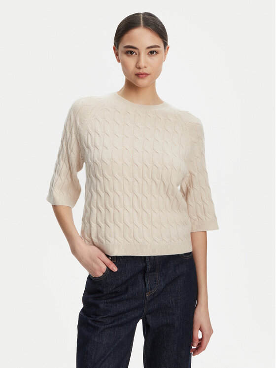 Marella Пуловер Franz 2523366084 Бежов Regular Fit за Жени цена