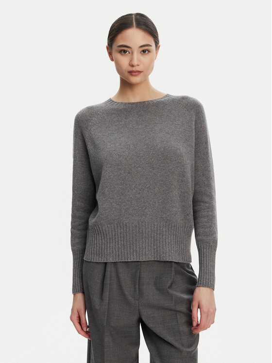Marella Пуловер Spider 2523366354 Сив Oversize за Жени цена