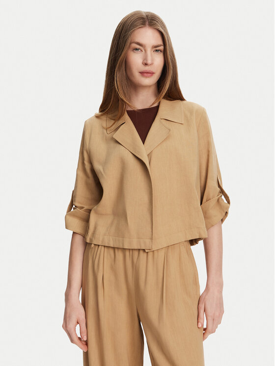 Marella Сако Malibu 2513041055 Бежов Relaxed Fit за Жени цена