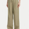 Marella Текстилни панталони Fred 2513131085 Зелен Wide Leg за Жени цена
