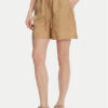 Marella Шорти от плат Borbona 2513141025 Бежов Relaxed Fit за Жени цена