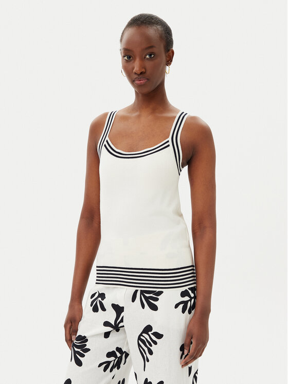 Marella топ Germana 2515361061 Екрю Slim Fit за Жени цена