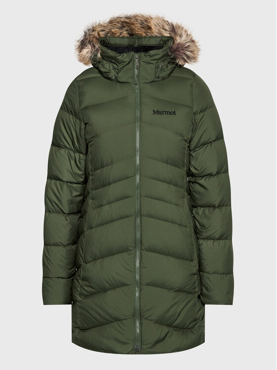 Marmot Пухено яке 78570 Зелен Regular Fit за Жени цена