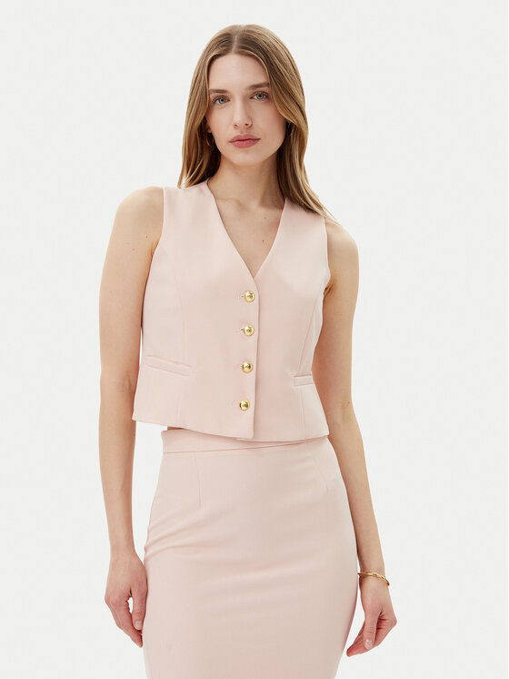 Maryley Елек 25EB128/43PY Розов Regular Fit за Жени цена