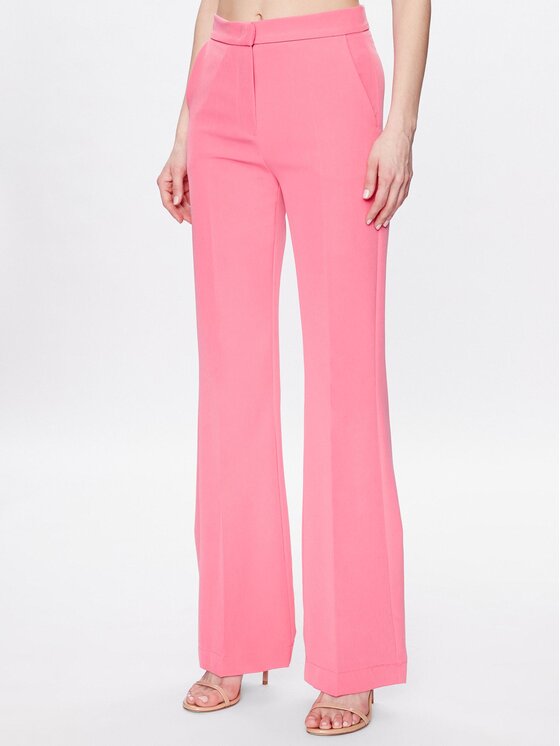Maryley Текстилни панталони 23EB587/43FR Розов Regular Fit за Жени цена