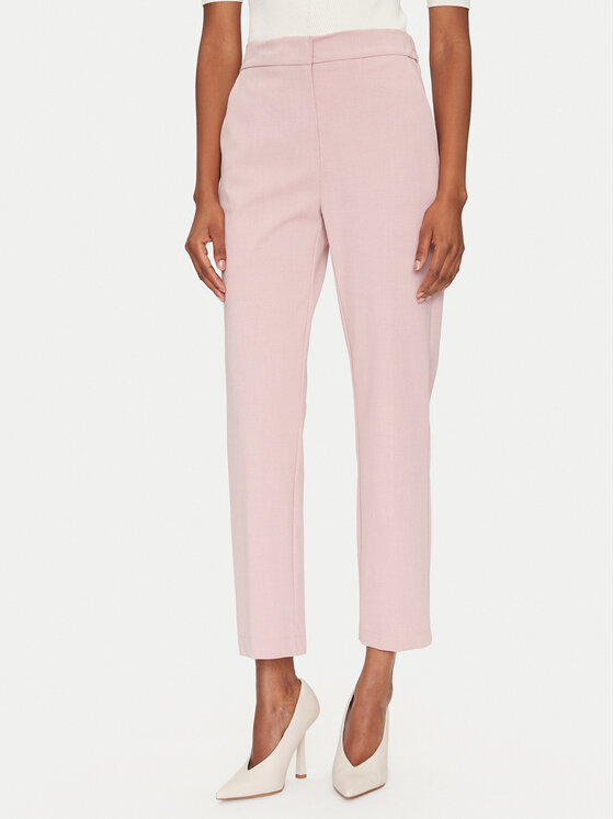 Maryley Текстилни панталони 25EB539/M06/14RS Розов Regular Fit за Жени цена