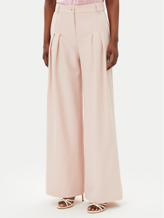 Maryley Текстилни панталони 25EB579/43PY Розов Regular Fit за Жени цена