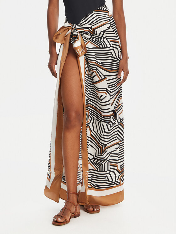 Max Mara Beachwear Бандана Ottico 2516541019 Бежов за Жени цена