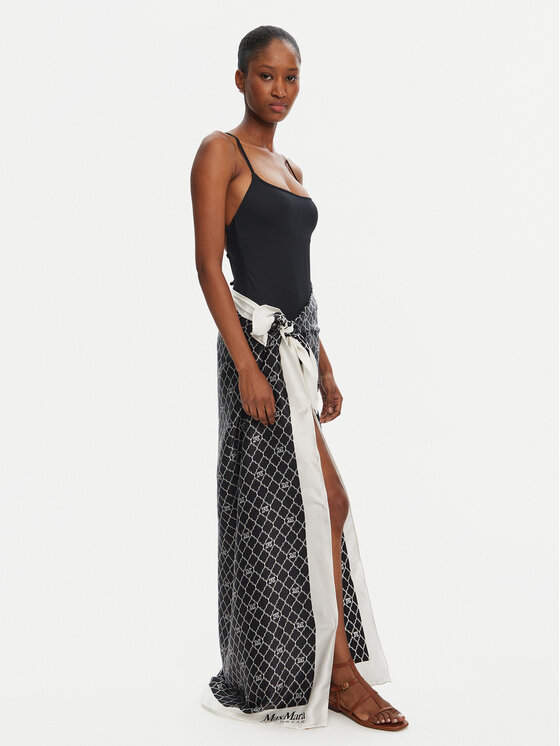 Max Mara Beachwear Бандана Ottico 2516541019 Черен за Жени цена