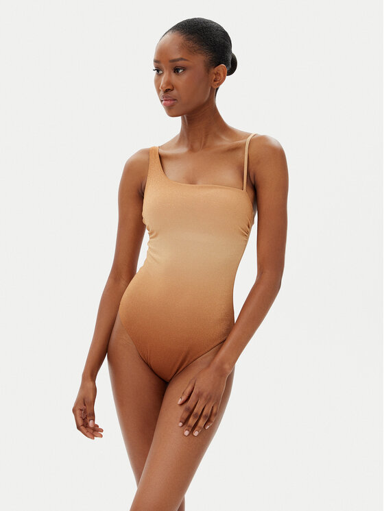 Max Mara Beachwear Бански костюм Carmela 2516831169 Оранжев за Жени цена