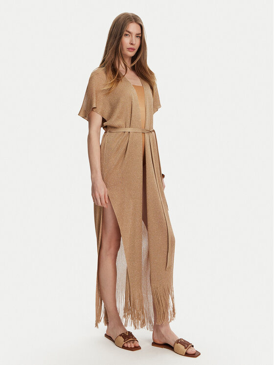 Max Mara Beachwear Кимоно Zarelia 2516691029 Розов Relaxed Fit за Жени цена