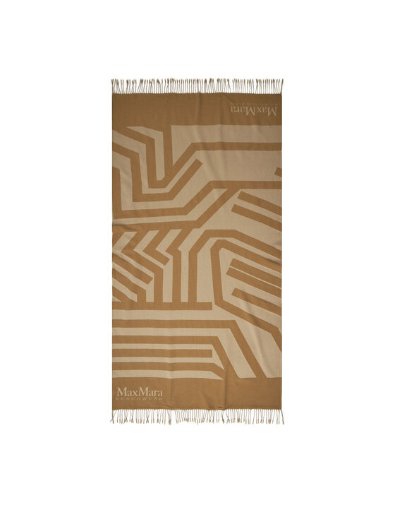 Max Mara Beachwear Хавлиена кърпа Vivy 2516591019 Кафяв за Жени цена