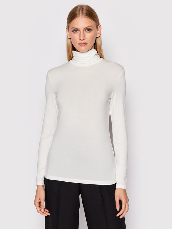 Max Mara Leisure Поло Dede 39460626 Бял Slim Fit за Жени цена
