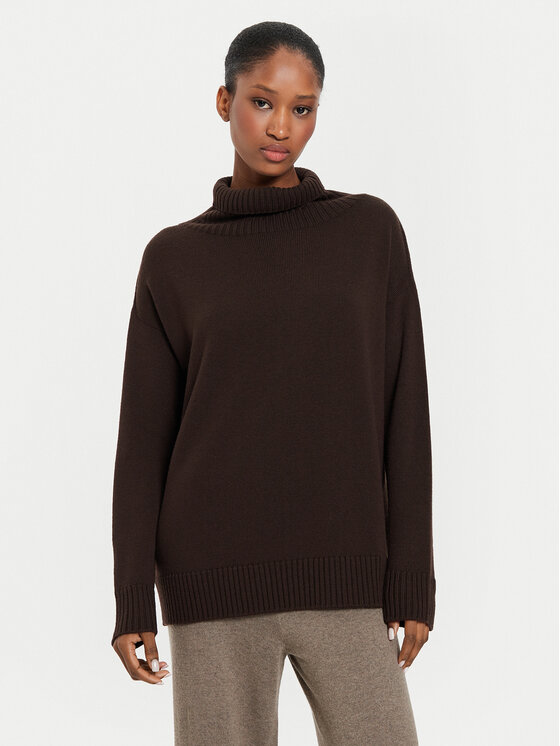 Max Mara Leisure Поло Superbo 2426366148 Кафяв Relaxed Fit за Жени цена