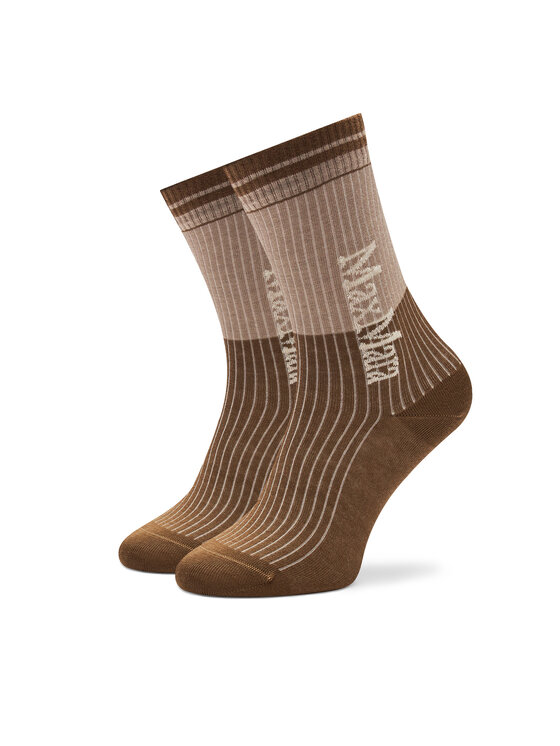 Max Mara Leisure Чорапи дълги дамски Gabarra 2426556018 Бежов за Жени цена