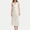 Max Mara Коктейлна рокля Glizia 2516221048 Бял Regular Fit за Жени цена