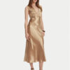 Max Mara Коктейлна рокля Glizia 2516221048 Кафяв Regular Fit за Жени цена