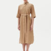 Max Mara Рокля тип риза Salute 2516221028 Кафяв Regular Fit за Жени цена