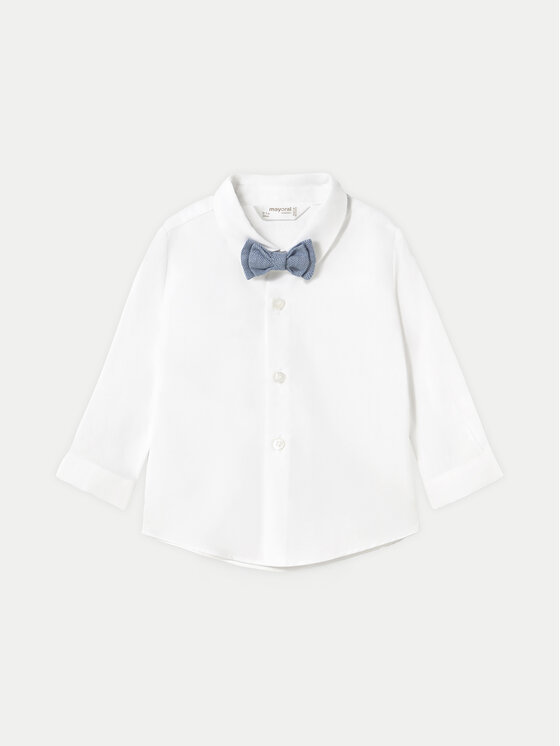 Mayoral Риза 1102 Бял Regular Fit за Момчета цена