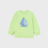 Mayoral Суитшърт 1414 Зелен Regular Fit за Момчета цена