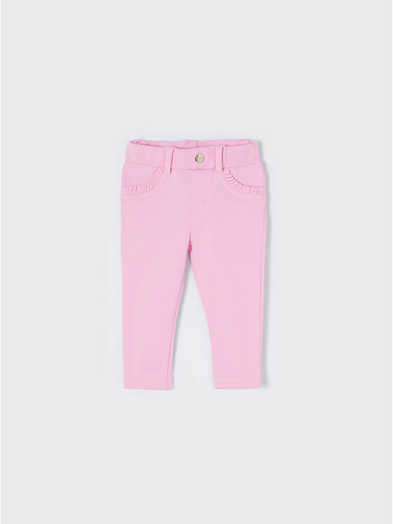 Mayoral Текстилни панталони 550 Розов Skinny Fit за Момичета цена