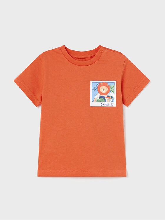 Mayoral Тишърт 1019 Оранжев Regular Fit за Момчета цена
