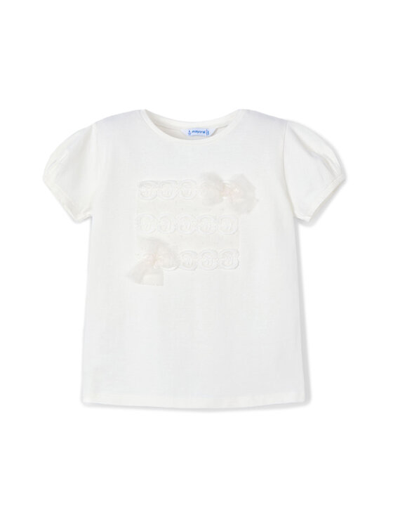 Mayoral Тишърт 3001 Екрю Regular Fit за Момичета цена