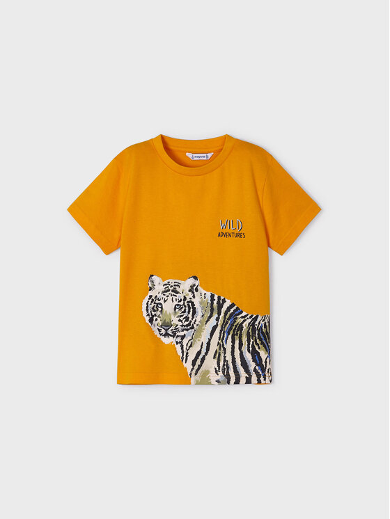 Mayoral Тишърт 3007 Оранжев Regular Fit за Момчета цена