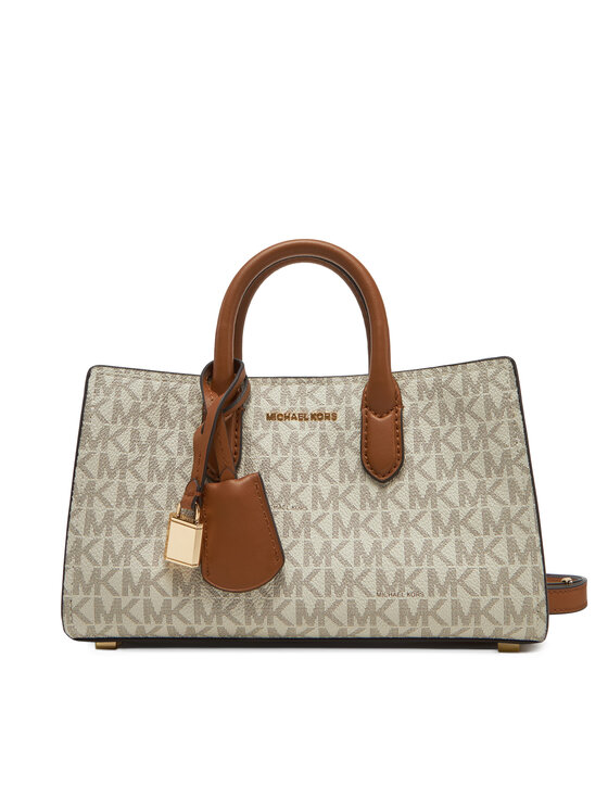 Michael Kors Дамска чанта Scarlett XS 32F4GETC0B Бежов за Жени цена