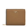 Michael Kors Малък дамски портфейл 32S5G8ED1L Бежов за Жени цена