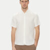 Michael Kors Риза CS1400I4YT Бял Slim Fit за Мъже цена