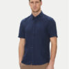 Michael Kors Риза CS1400I4YT Тъмносин Slim Fit за Мъже цена