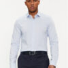 Michael Kors Риза MK0DS01263 Светлосиньо Slim Fit за Мъже цена