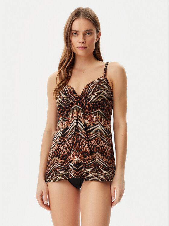 Miraclesuit Танкини Tribal Tigress Gala 6552281 Кафяв за Жени цена