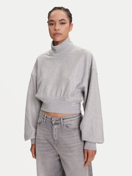 Miss Sixty Суитшърт 6S1TJ46700 Сив Loose Fit за Жени цена