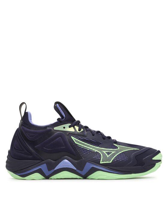 Mizuno Обувки за зала Wave Momentum 3 V1GA2312 Син за Мъже цена