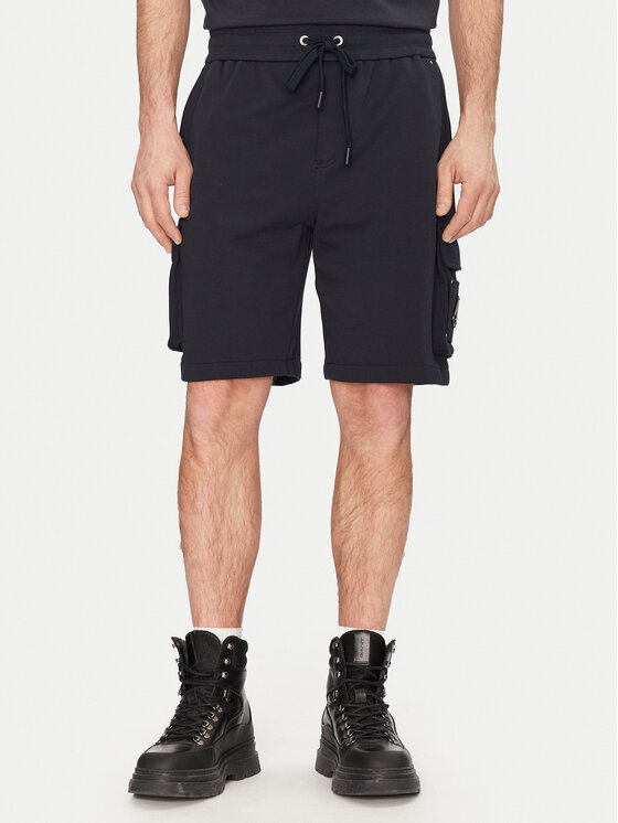 Moose Knuckles Спортни шорти Hartsfield M14MR794 Тъмносин Regular Fit за Мъже цена