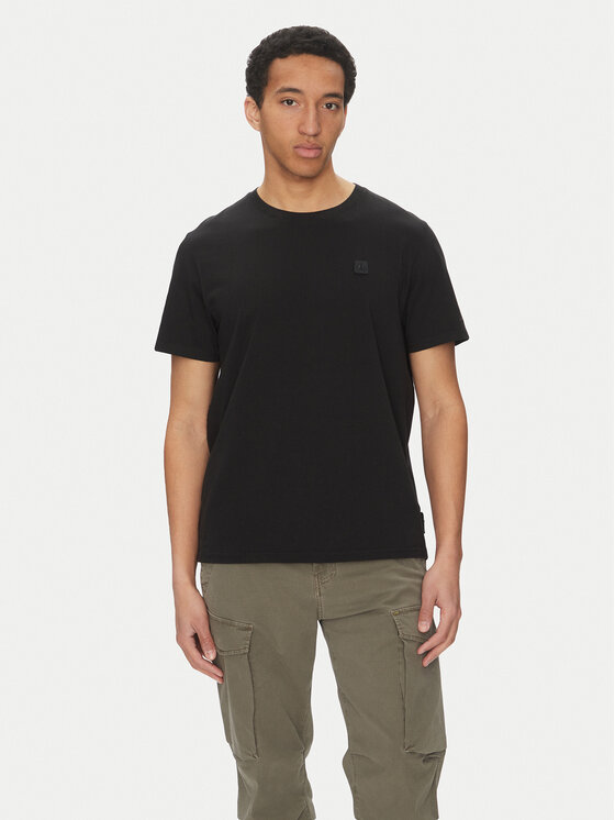 Moose Knuckles Тишърт Duluth M15MT759 Черен Regular Fit за Мъже цена