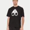 Moose Knuckles Тишърт Maurice M15MT776 Черен Standard Fit за Мъже цена