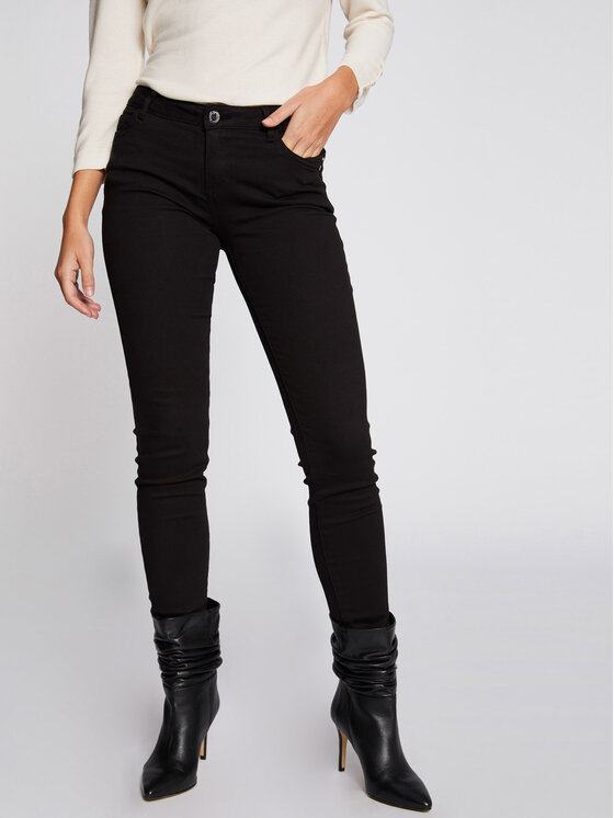 Morgan Дънки 191-PETRA Черен Skinny Fit за Жени цена