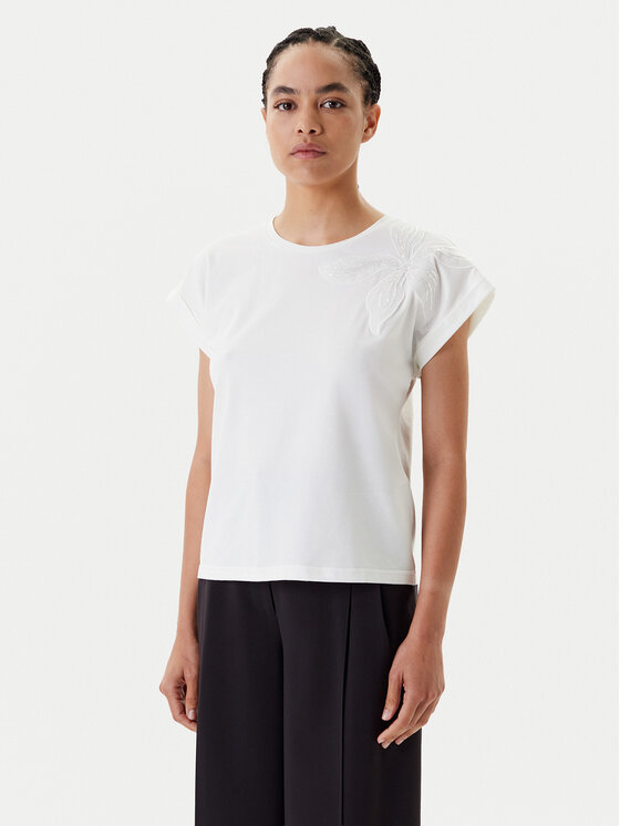 Morgan Тишърт 251-DABANA Бял Regular Fit за Жени цена