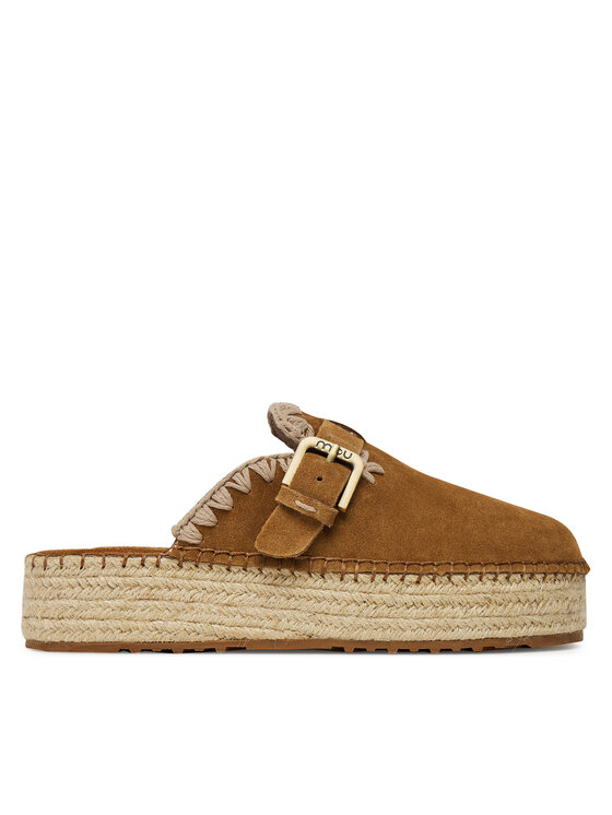 Mou Еспадрили Jute clog plain MU.SW641000A Кафяв за Жени цена
