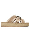 Mou Еспадрили Jute sandal MU.SW641003A Розов за Жени цена