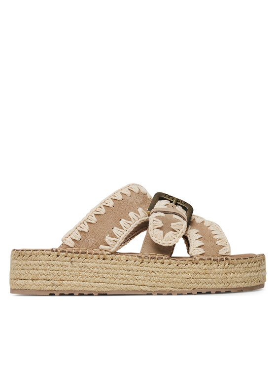 Mou Еспадрили Jute sandal MU.SW641003A Розов за Жени цена